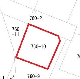 高萩市大字赤浜字町７６０番１０ 間取図・土地図