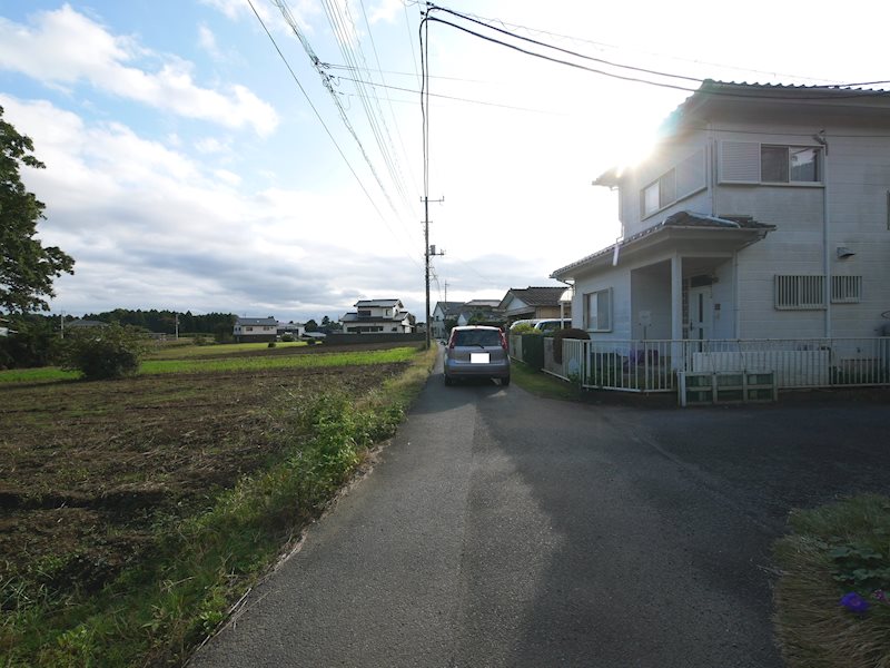 ひたちなか市大字高野字根崎２１８７番８、７、５ 現地写真（前面道路含む現地写真）