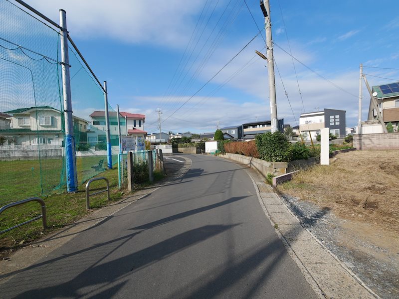 東大沼町２丁目３８３番１他　１号地 現地写真（前面道路含む現地写真）