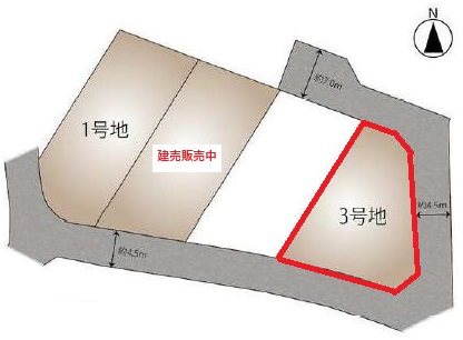東大沼町２丁目３８３番１他　３号地 間取図・土地図