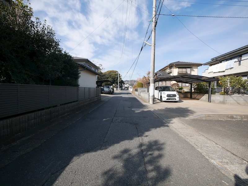 東大沼町２丁目63番の一部 現地写真（前面道路含む現地写真）