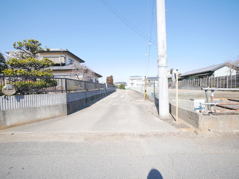 東海村東海２丁目１７３９番５３より分筆 現地写真（前面道路含む現地写真）