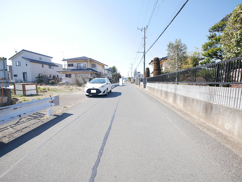 東海村東海２丁目１７３９番５３より分筆 現地写真（前面道路含む現地写真）