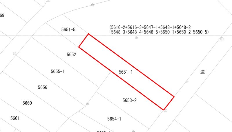 久慈町１丁目５６５１番１ 間取図・土地図