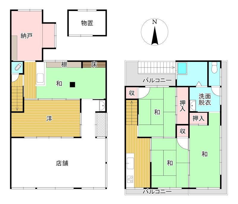 南高野町３丁目７８番１の１ 間取図・土地図
