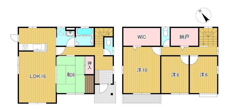 石名坂町１丁目２９４番６３ 間取図・土地図