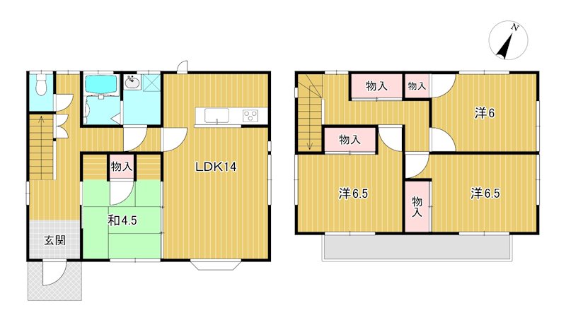 大沼町３丁目４８０番 間取図・土地図
