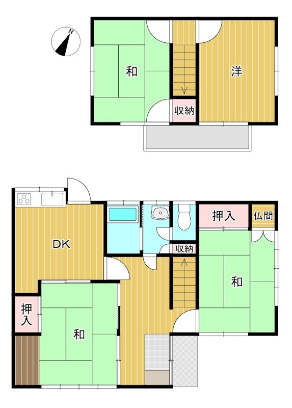 東大沼町４丁目１７９番 間取図・土地図