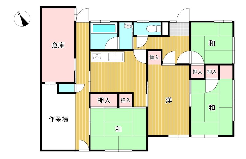 金沢町７丁目６４番 間取図・土地図