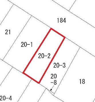 平和町１丁目２０番２ 間取図・土地図