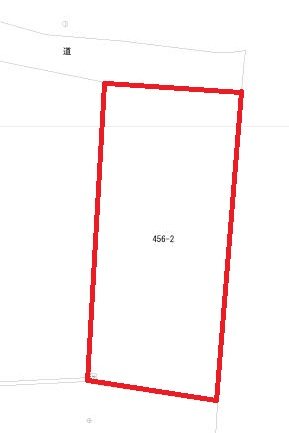 高萩市大字下手綱字塚ノ腰４５６番２ 間取図・土地図