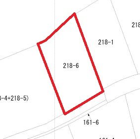 折笠町字舟橋２１８番６ 間取図・土地図