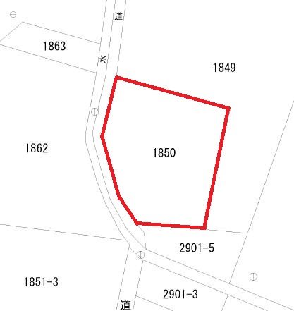 小木津町５丁目１８５０番 間取図・土地図