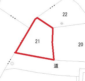 本宮町３丁目２１番 間取図・土地図