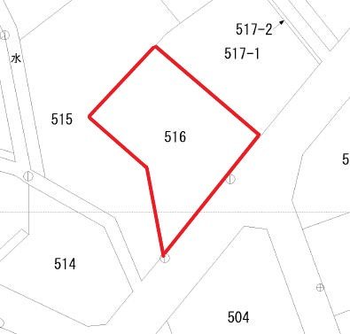 東大沼町２丁目５１６番 間取図・土地図