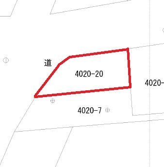 大みか町６丁目４０２０番２０ 間取図・土地図