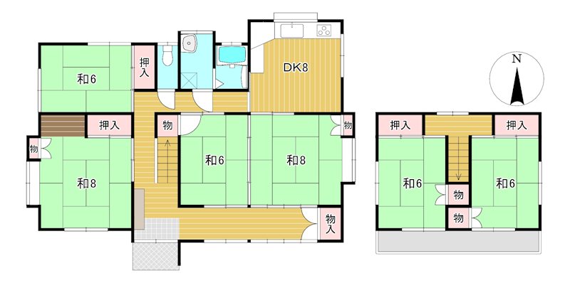 金沢町５丁目２７５番 間取図・土地図