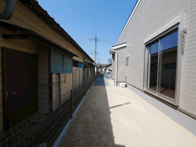 東大沼町１丁目　第１　２号棟 現地写真（庭）