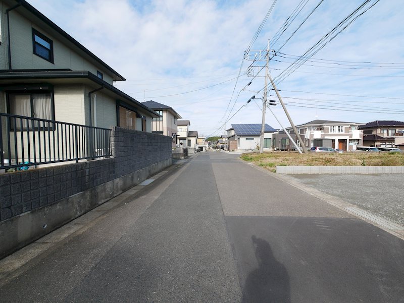 森山町１丁目　Ｃ区画 現地写真（前面道路含む現地写真）