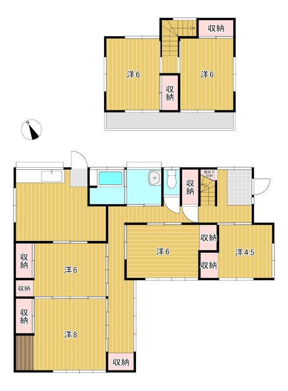 滑川本町１丁目１６８番 間取図・土地図
