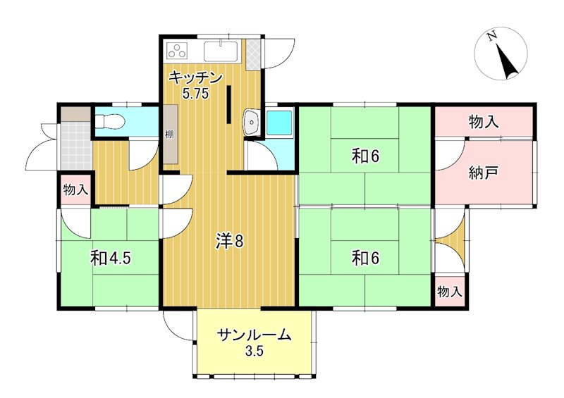 諏訪町４丁目２４１番 間取図・土地図