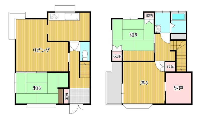 宮田町１丁目１０番 間取図・土地図