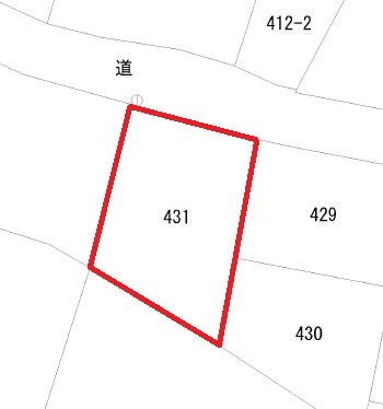 森山町２丁目４３１番 間取図・土地図
