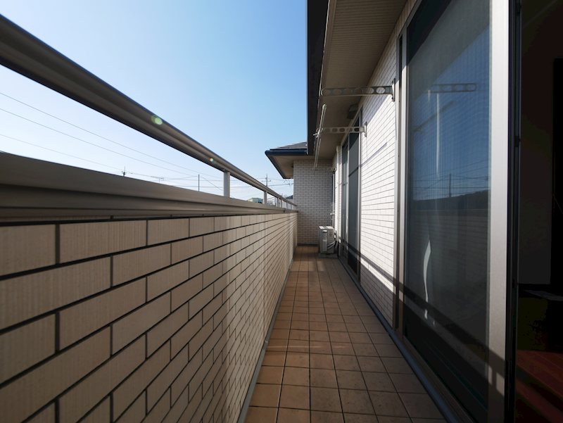 常陸太田市山下町３９９９番 現地写真（バルコニー）
