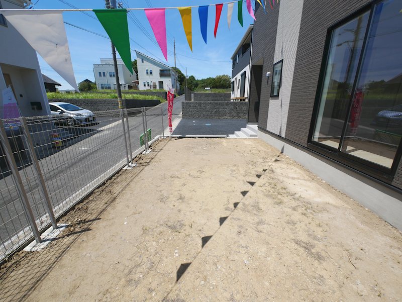 那珂郡東海村村松　第６　１号棟 現地写真（庭）
