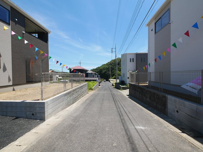那珂郡東海村村松　第６　１号棟 現地写真（前面道路含む現地写真）