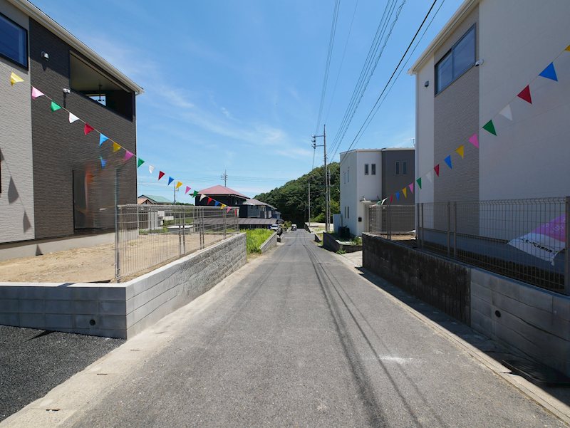 那珂郡東海村村松　第６　２号棟 現地写真（前面道路含む現地写真）