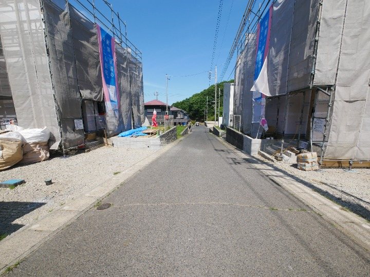 那珂郡東海村村松　第６　２号棟 現地写真（前面道路含む現地写真）