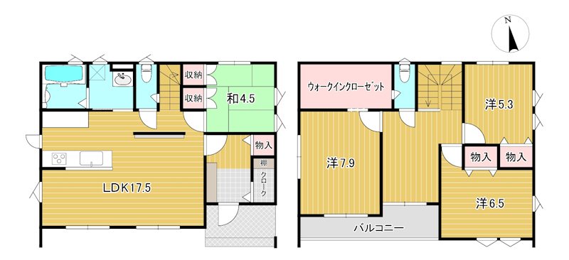 東金沢町５丁目２４８番８ 間取図・土地図