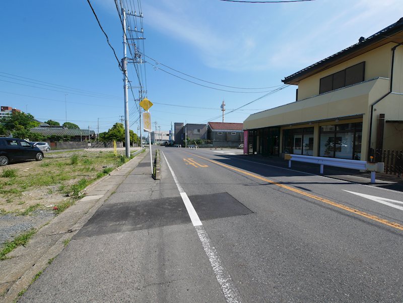 常陸太田市西三町　１期　１号棟 現地写真（前面道路含む現地写真）