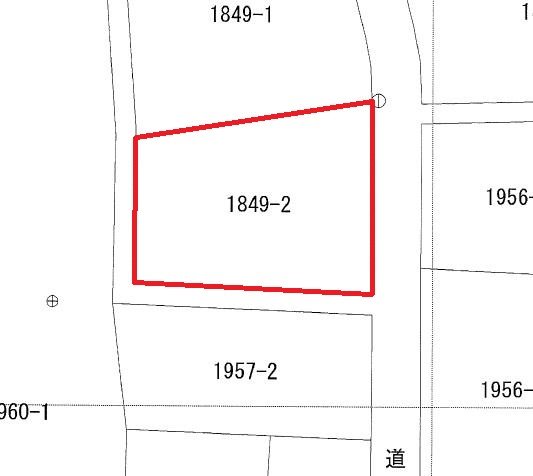水木町１丁目１８４９番２ 区画図