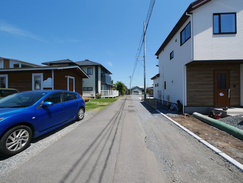 諏訪町２丁目１期　１号棟 現地写真（前面道路含む現地写真）