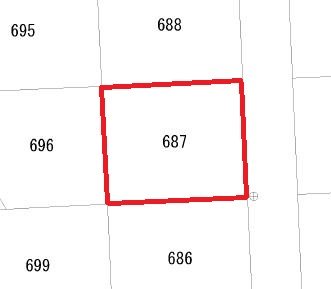 西成沢町４丁目６８７番 間取図・土地図