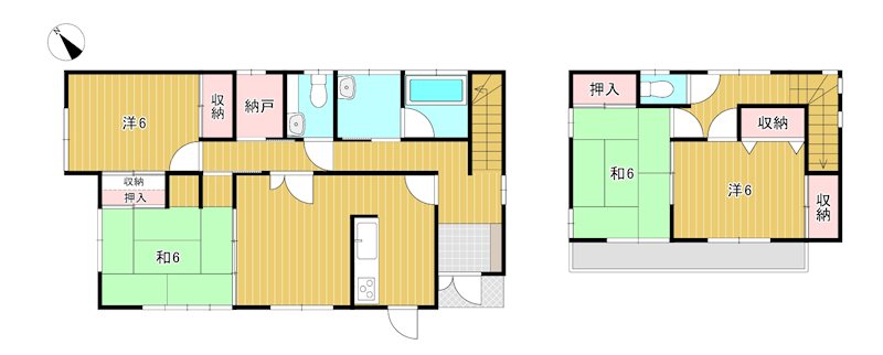 東大沼町１丁目７７番他 間取図・土地図