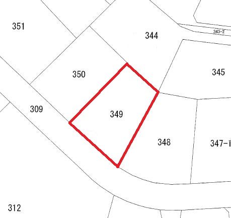 久慈町２丁目３４９番 間取図・土地図