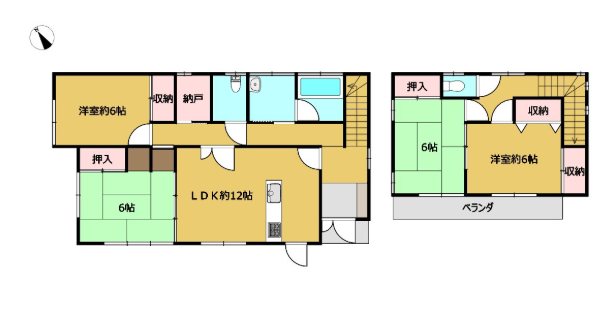 東大沼町１丁目７７番他 間取図・土地図