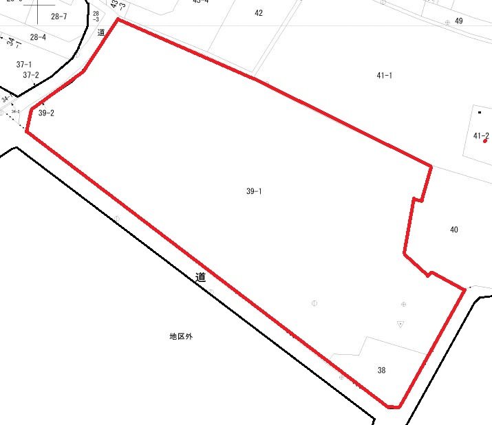 鮎川町６丁目３８番、３９番１ 間取図・土地図