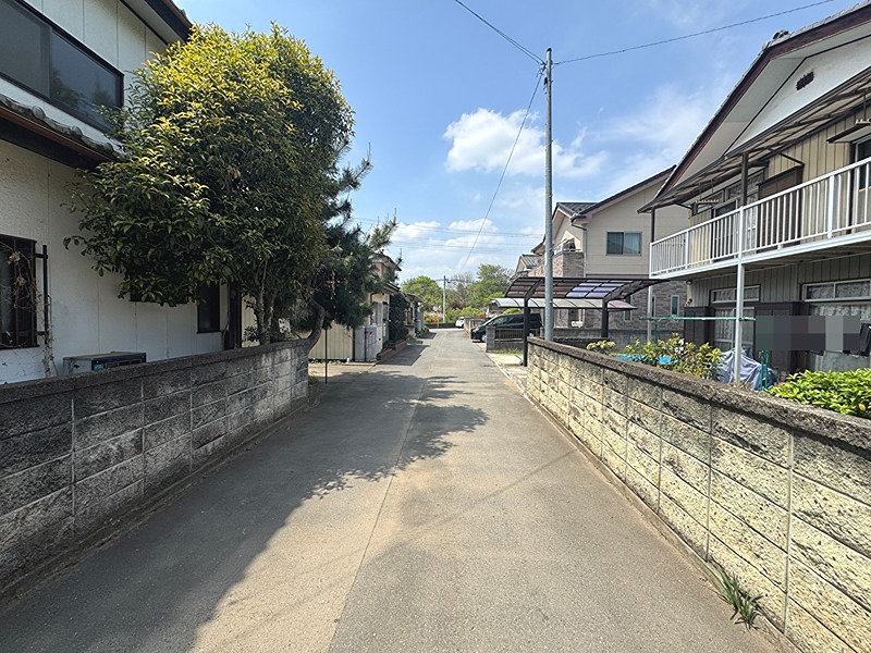 高崎市金古町　土地 現地写真（前面道路含む現地写真）