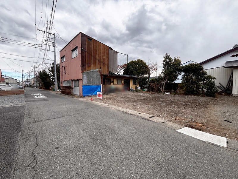 高崎市飯塚町　土地  現地写真（前面道路含む現地写真）