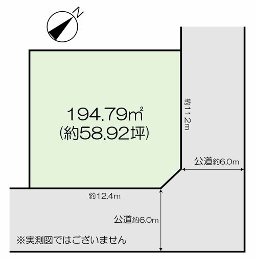 市原市桜台二丁目　土地 間取図・土地図