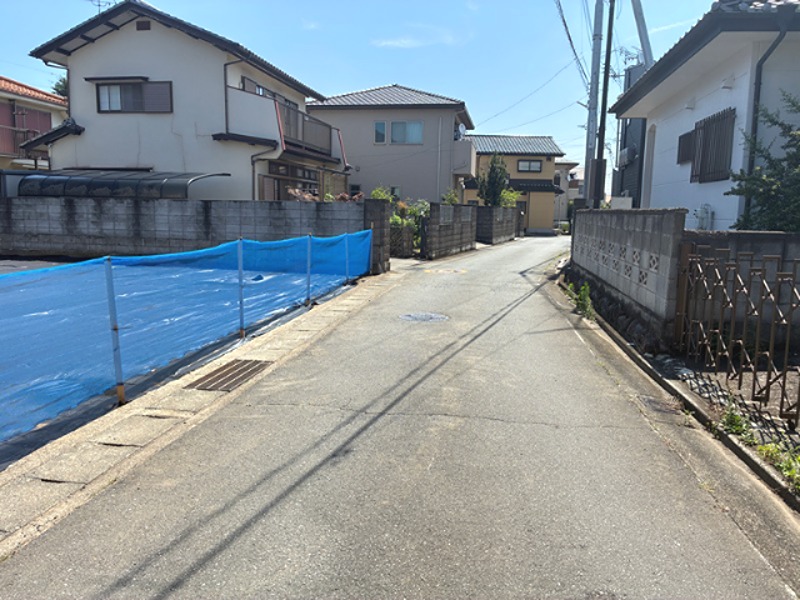高崎市井野町 土地 現地写真（前面道路含む現地写真）