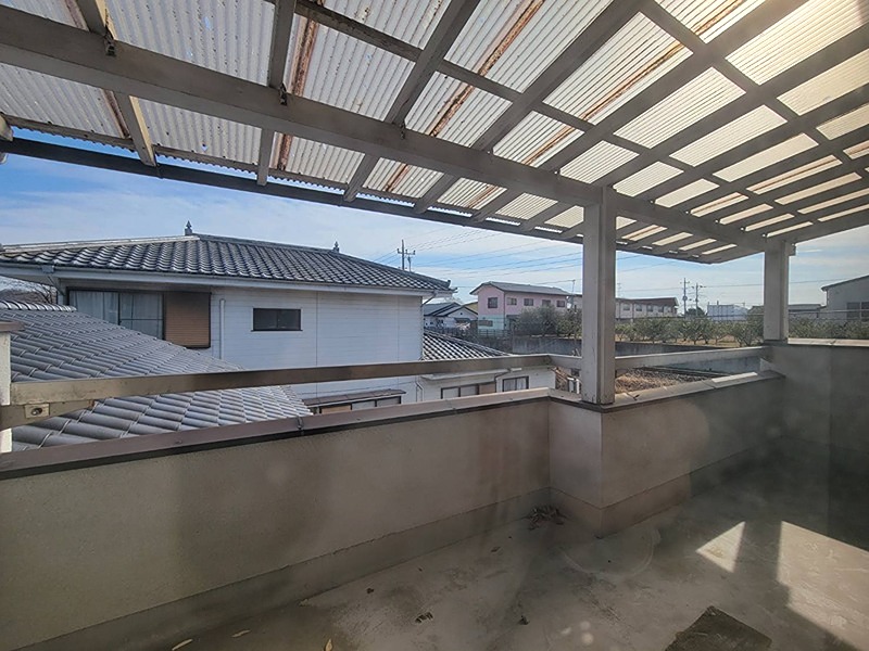 桐生市相生町　中古住宅 現地写真（バルコニー）