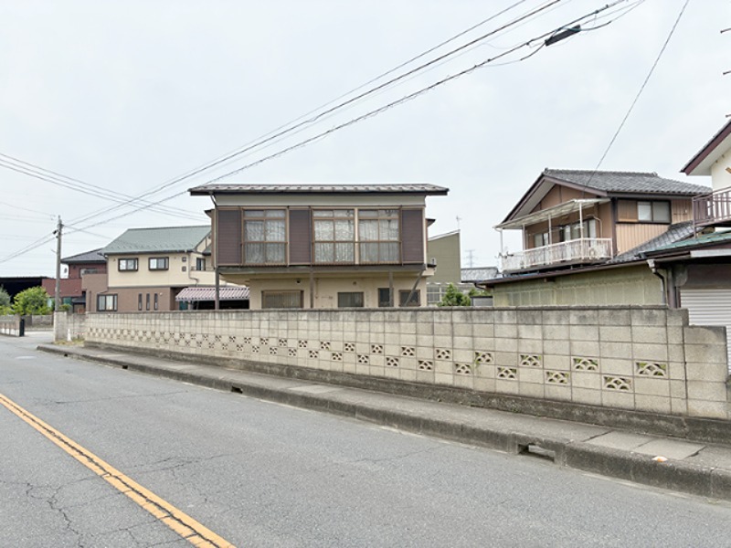 高崎市中豊岡町　土地 現地写真（前面道路含む現地写真）