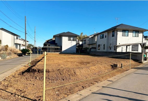 我孫子市高野山 土地 区画① 現地写真