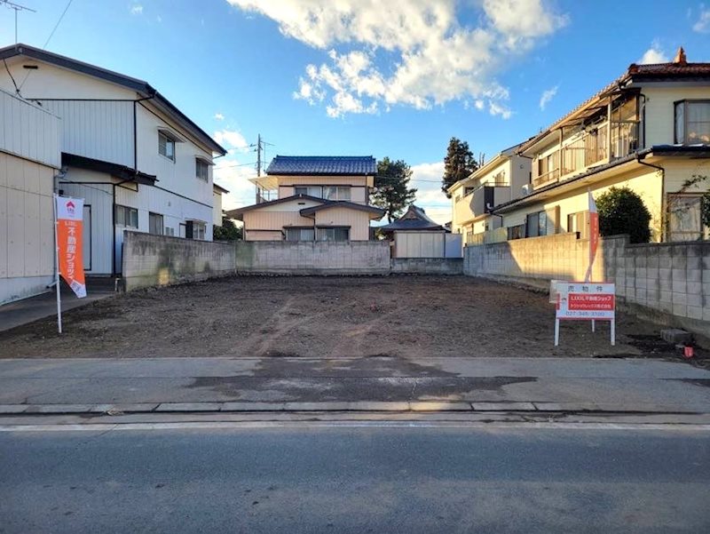 前橋市朝倉町3丁目 土地 現地写真