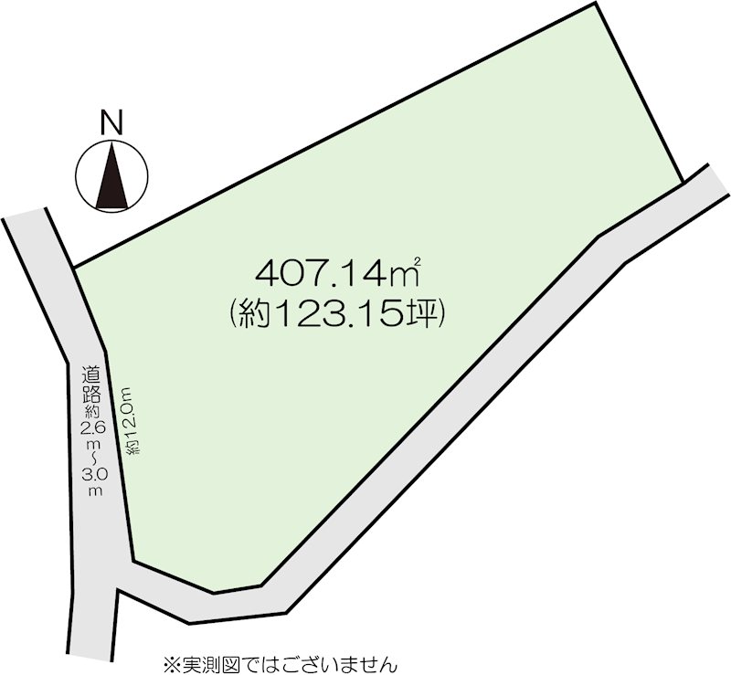 前橋市北代田町　土地 現地写真